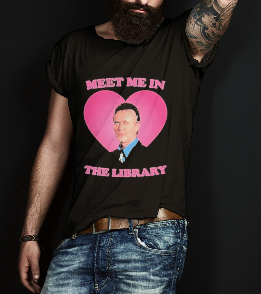 Meet Me In The Library Pink Heart Anthony Head Rupert Giles 2026 T-Shirt