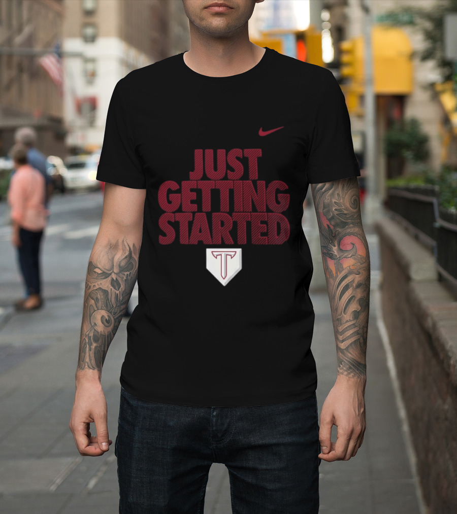 Nike Troy Trojans Just Getting Started T-Shirt