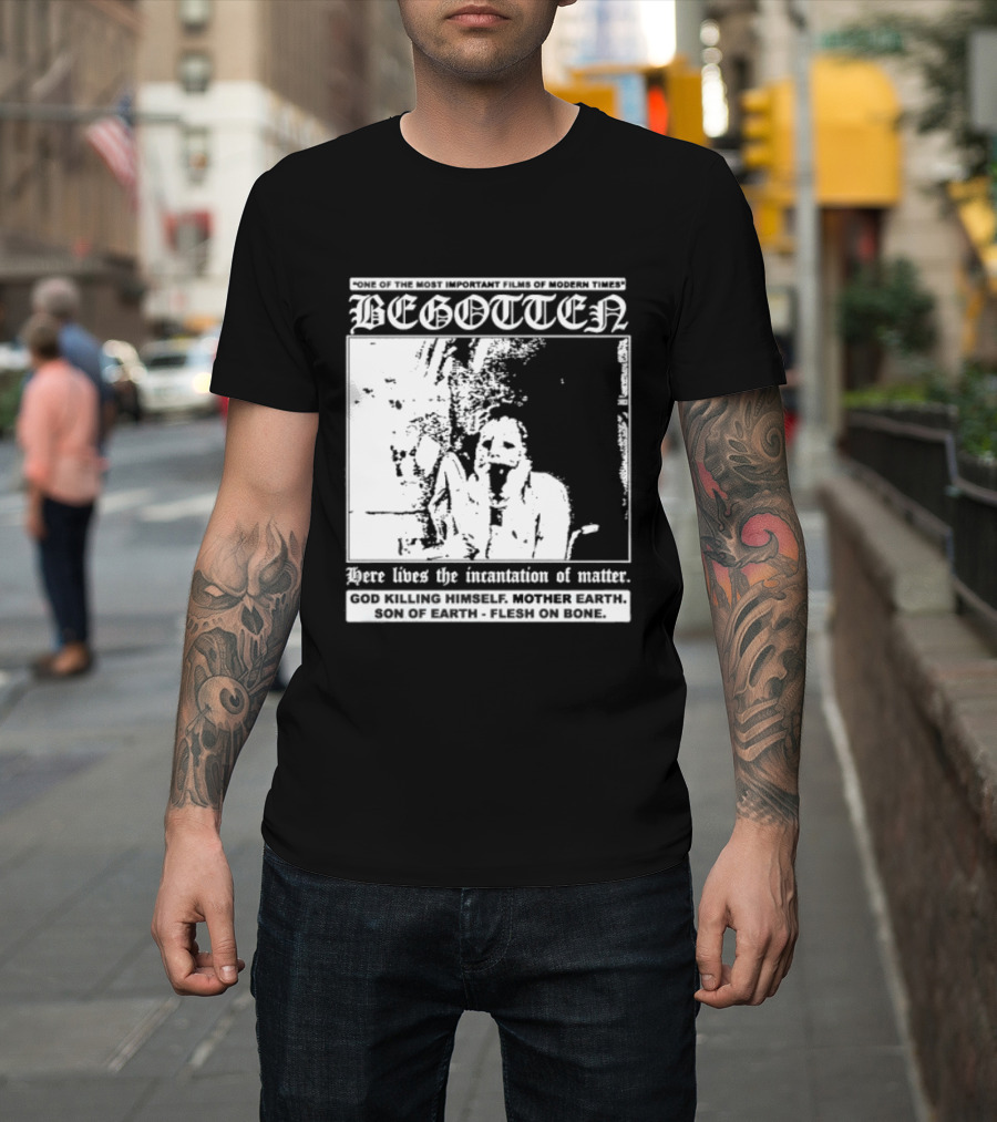 Begotten Most Important Films Modern Times Bootleg Surreal Cult Classic Horror Movie T-Shirt