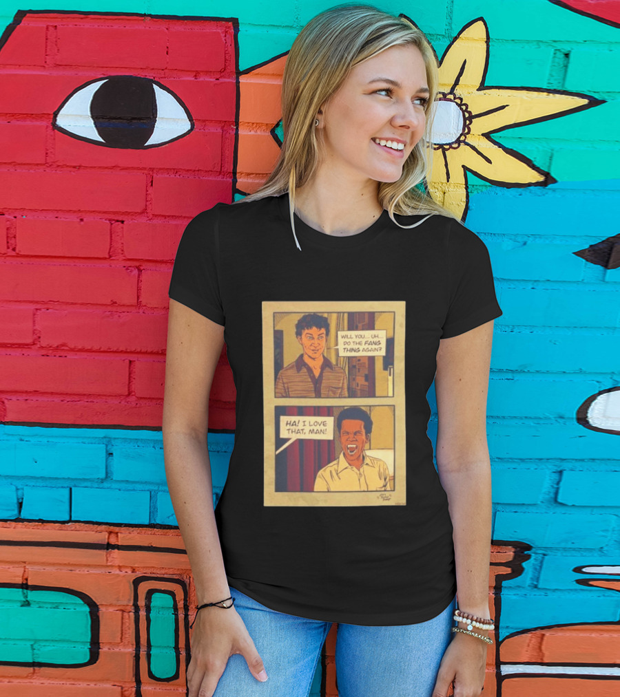 Interview With The Vampire Fang Thing Comic Panel Ha I Love That Man T-Shirt