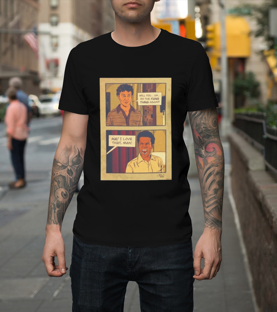 Interview With The Vampire Fang Thing Comic Panel Ha I Love That Man T-Shirt