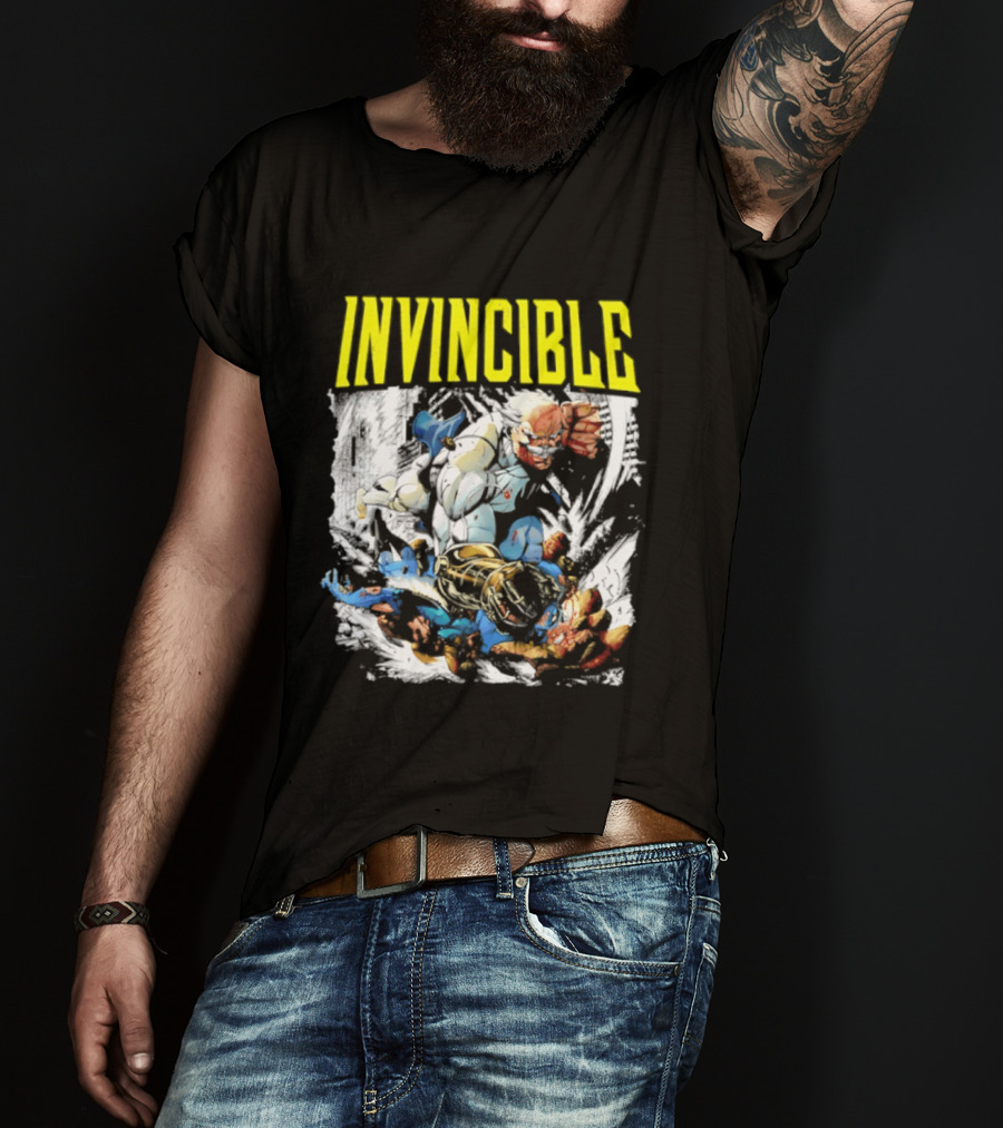 Invincible Thragg Vs Omni Man Epic Battle Comics T-Shirt