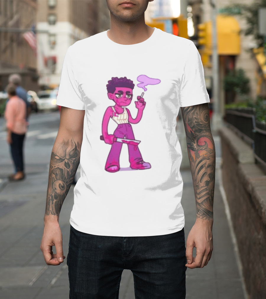 Amc Shop Interview With The Vampire Very Merry Mart Louis Smoking Knife T-Shirt