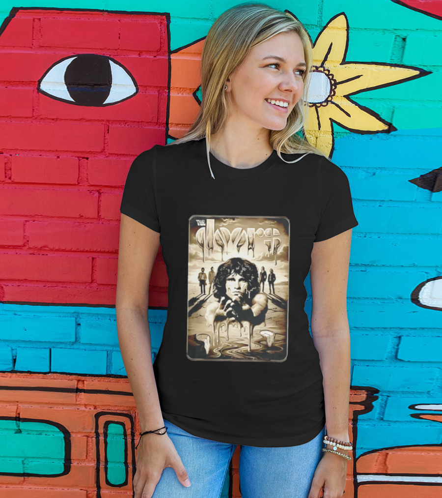 The Doors Break On Through Salvador Dali Style Jim Morrison T-Shirt