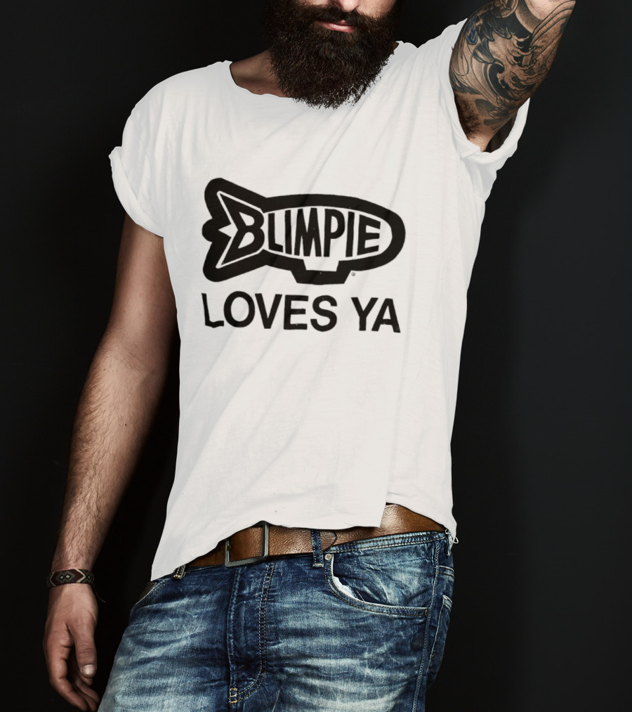 Blimpie Loves Ya Sandwich Shop Fast Food Blimp T-Shirt