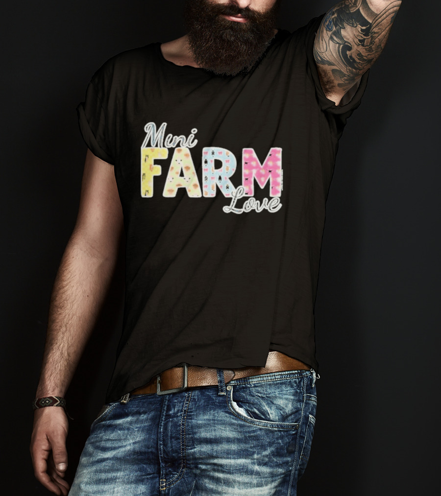 Mini Farm Love Floral Pastel T-Shirt