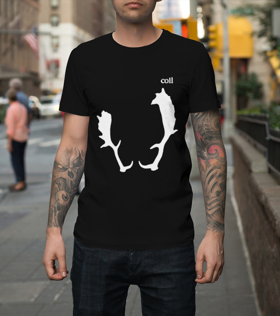 Coil Black Antlers T-Shirt