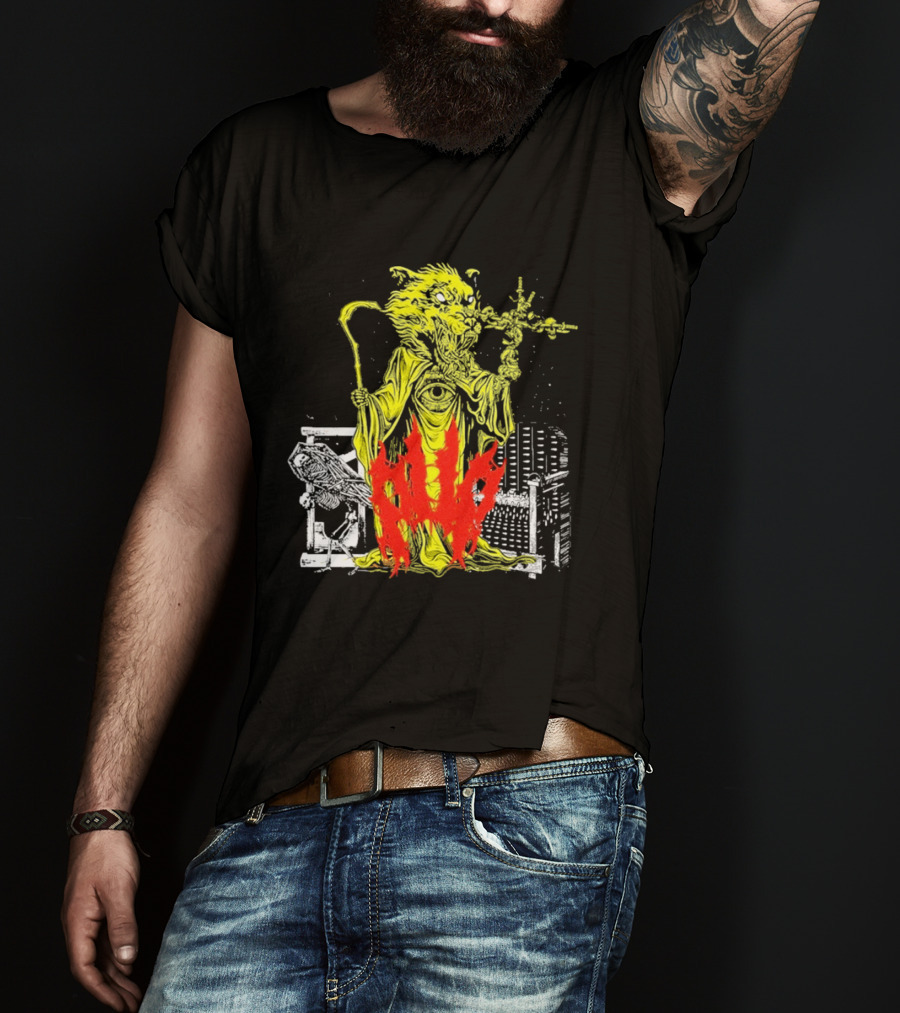 Pup Demon Prince Wizard Staff Fantasy T-Shirt