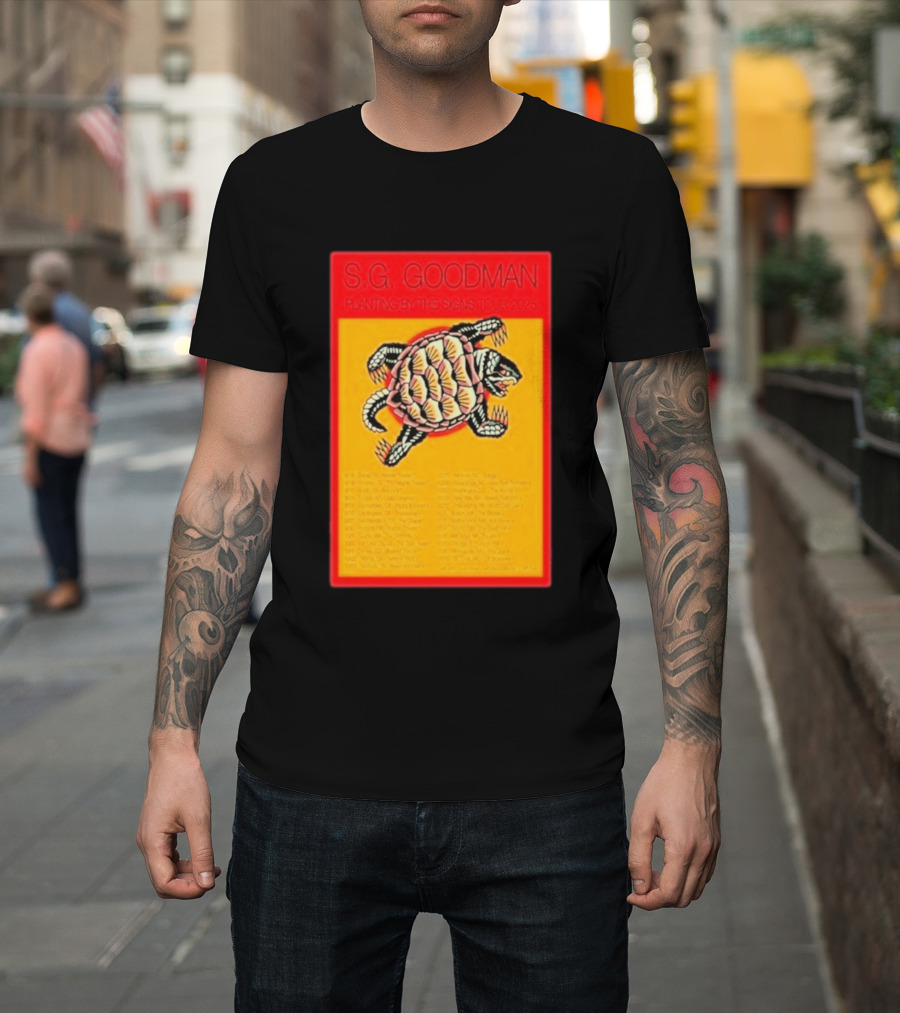 S.G. Goodman Planting By The Signs Tour 2025 Turtle Artwork And Tour Dates T-Shirt