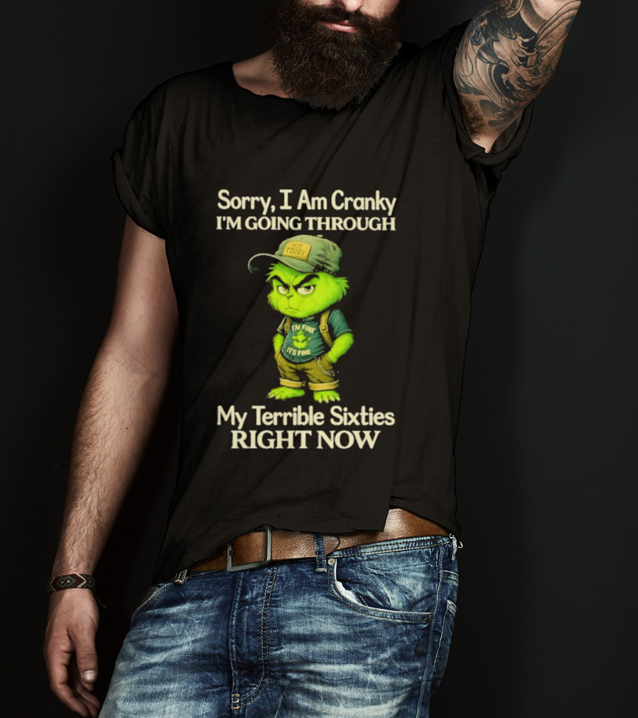 Sorry I Am Cranky I'm Going Through My Terrible Sixties Right Now T-Shirt