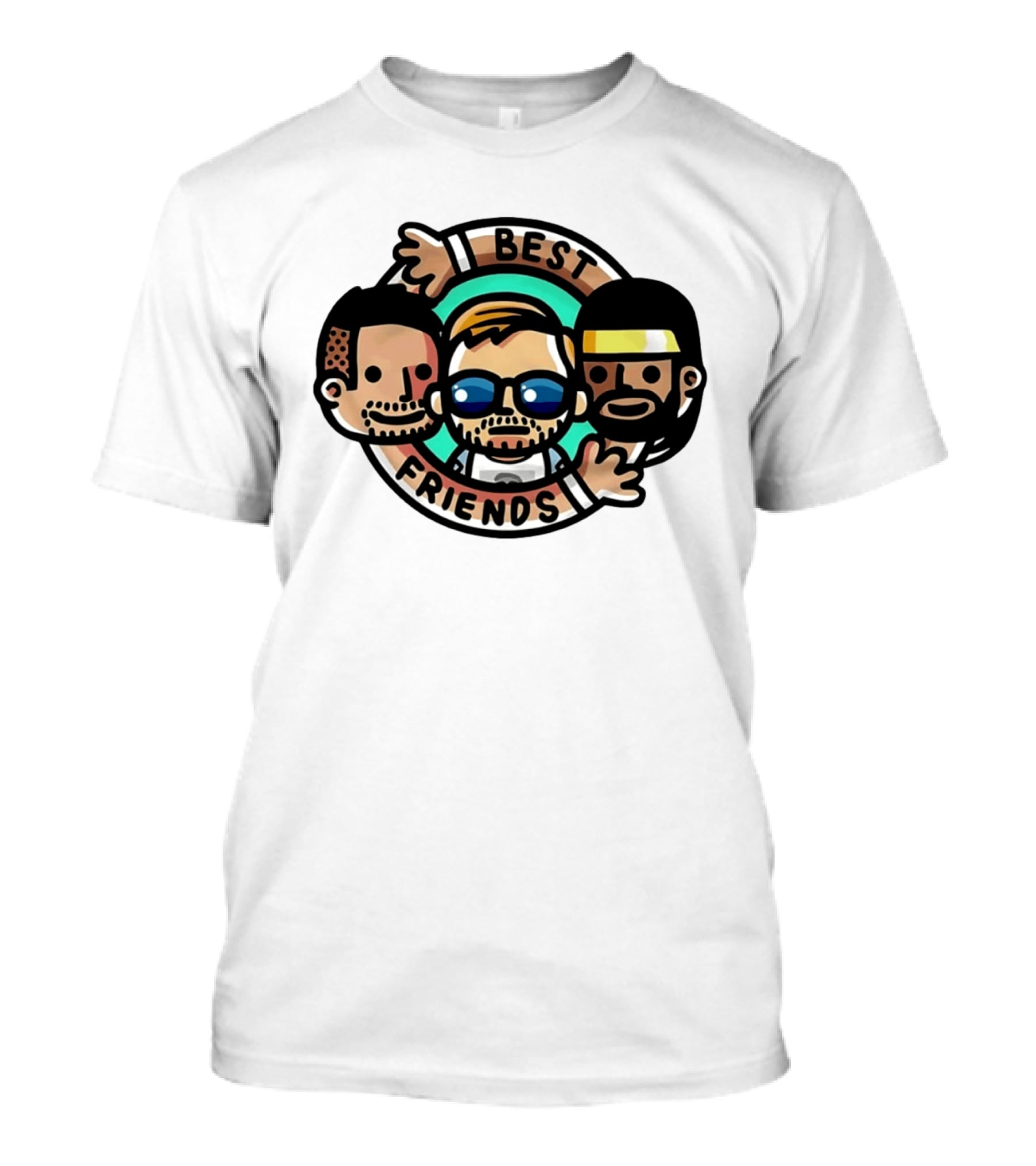 All Elite Wrestling Best Friends Cartoon Characters T-Shirt