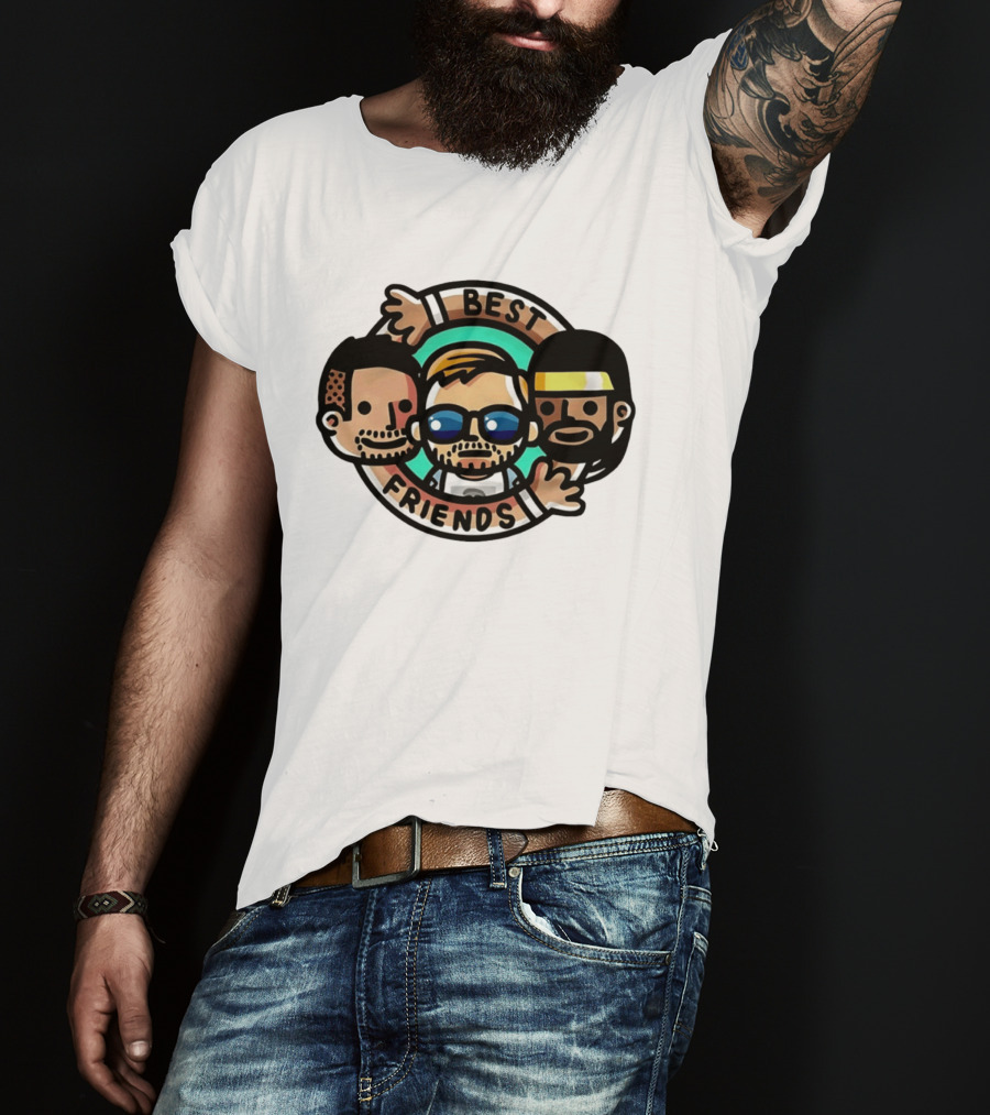 All Elite Wrestling Best Friends Cartoon Characters T-Shirt