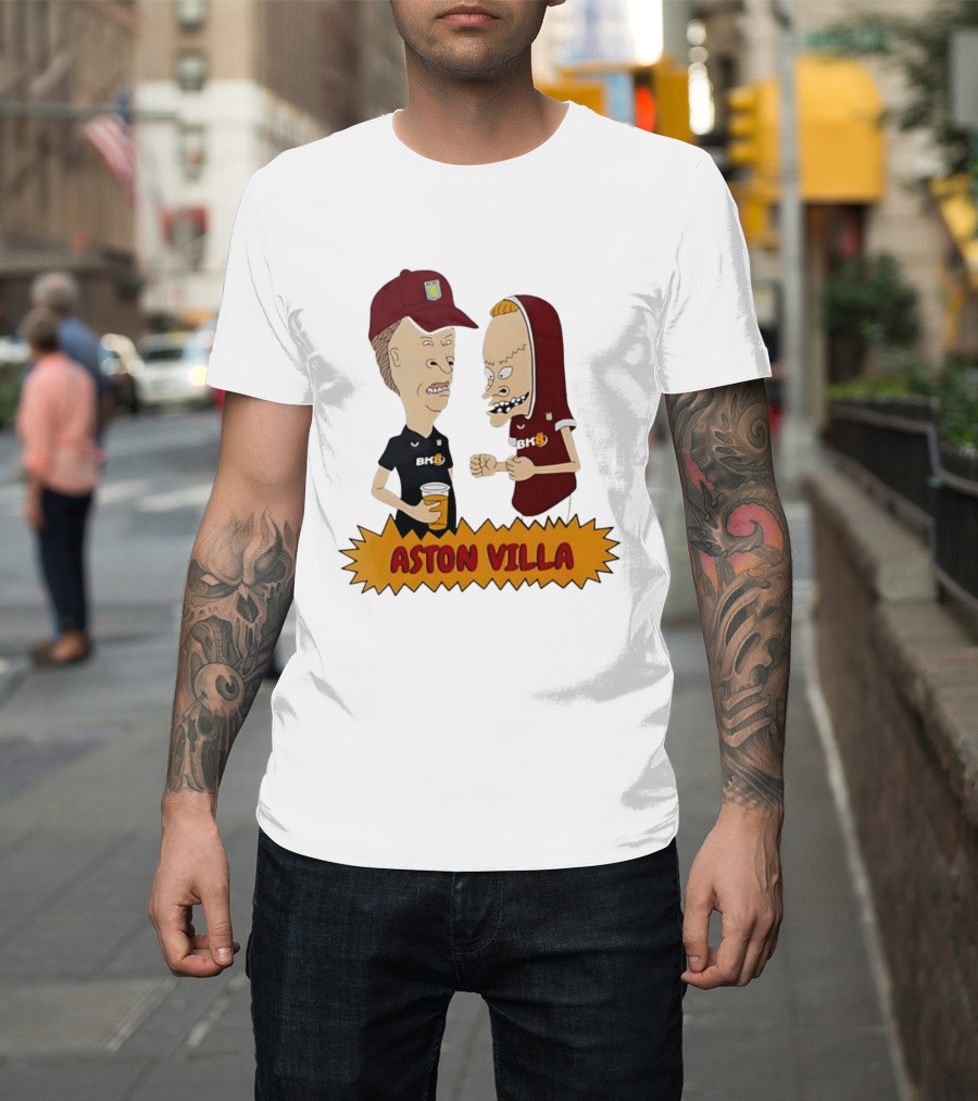 Aston Villa Beavis And Butt Head BK8 T-Shirt