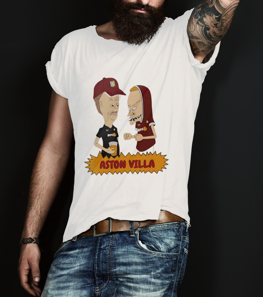 Aston Villa Beavis And Butt Head BK8 T-Shirt