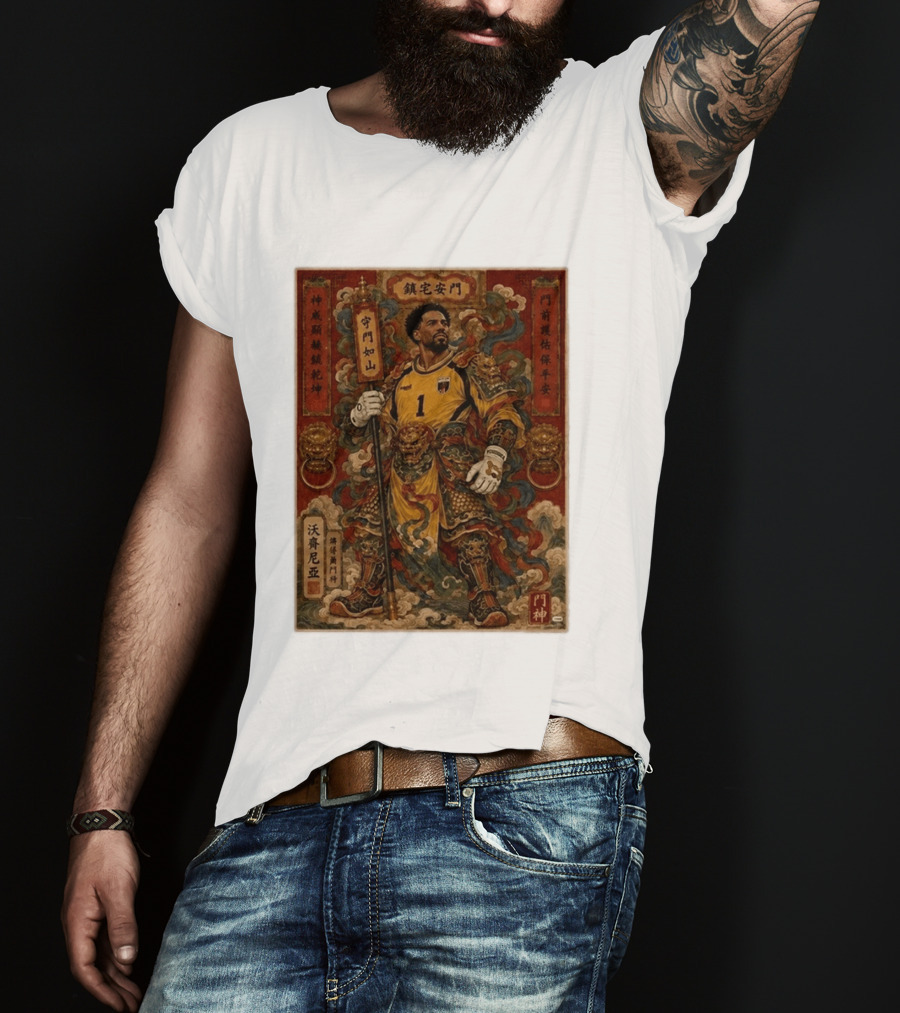 Cape Verde Goalkeeper Vozninha Door God Guardian T-Shirt