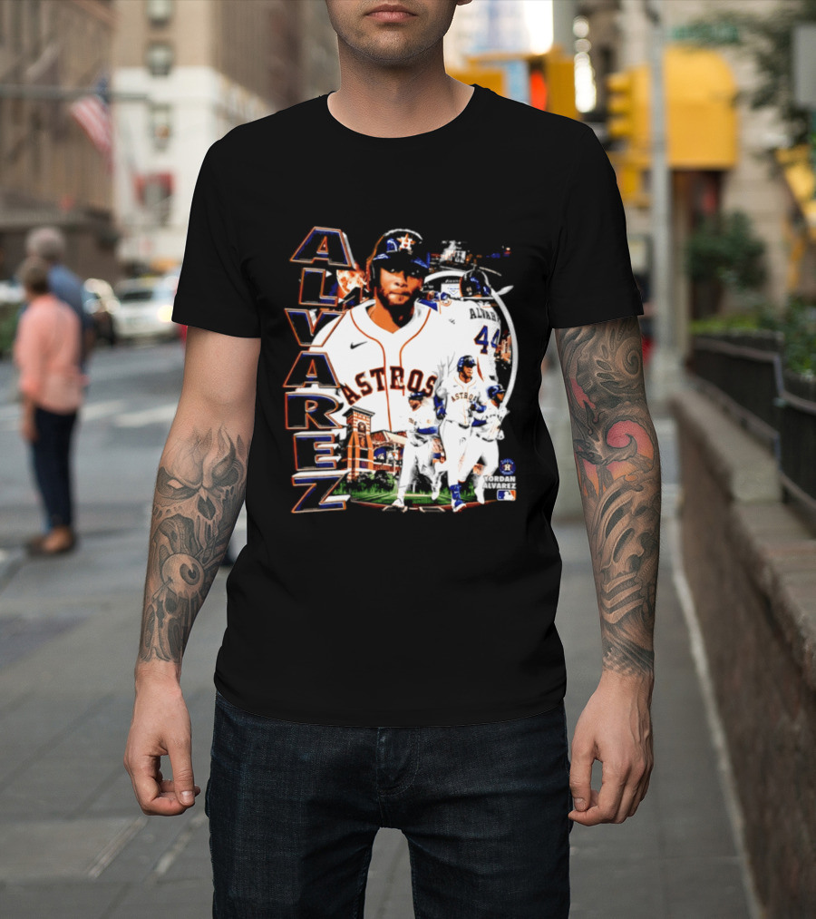 Yordan Alvarez Astros Baseball Number 44 Collage T-Shirt