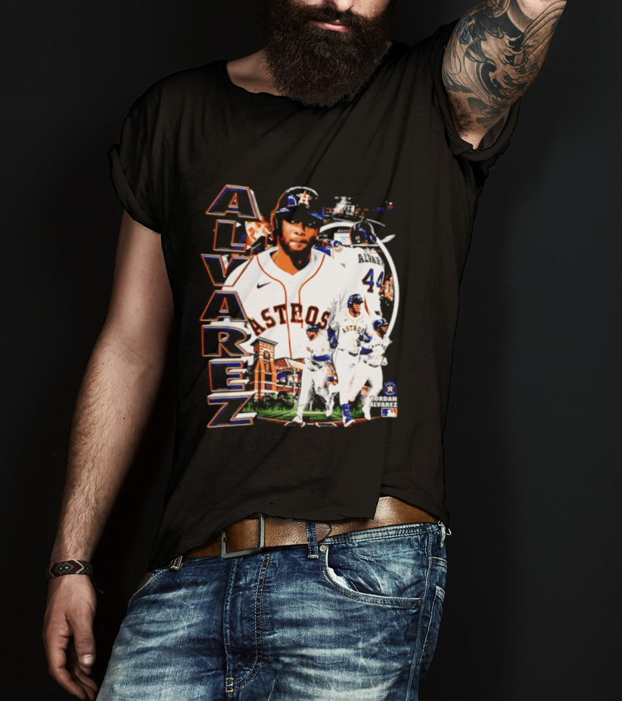 Yordan Alvarez Astros Baseball Number 44 Collage T-Shirt