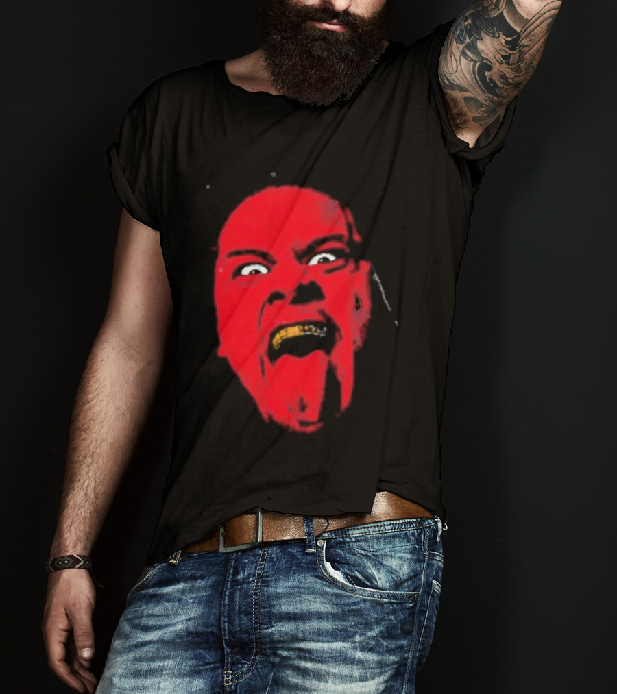 Zilla Fatu Distressed Wrestling Face T-Shirt