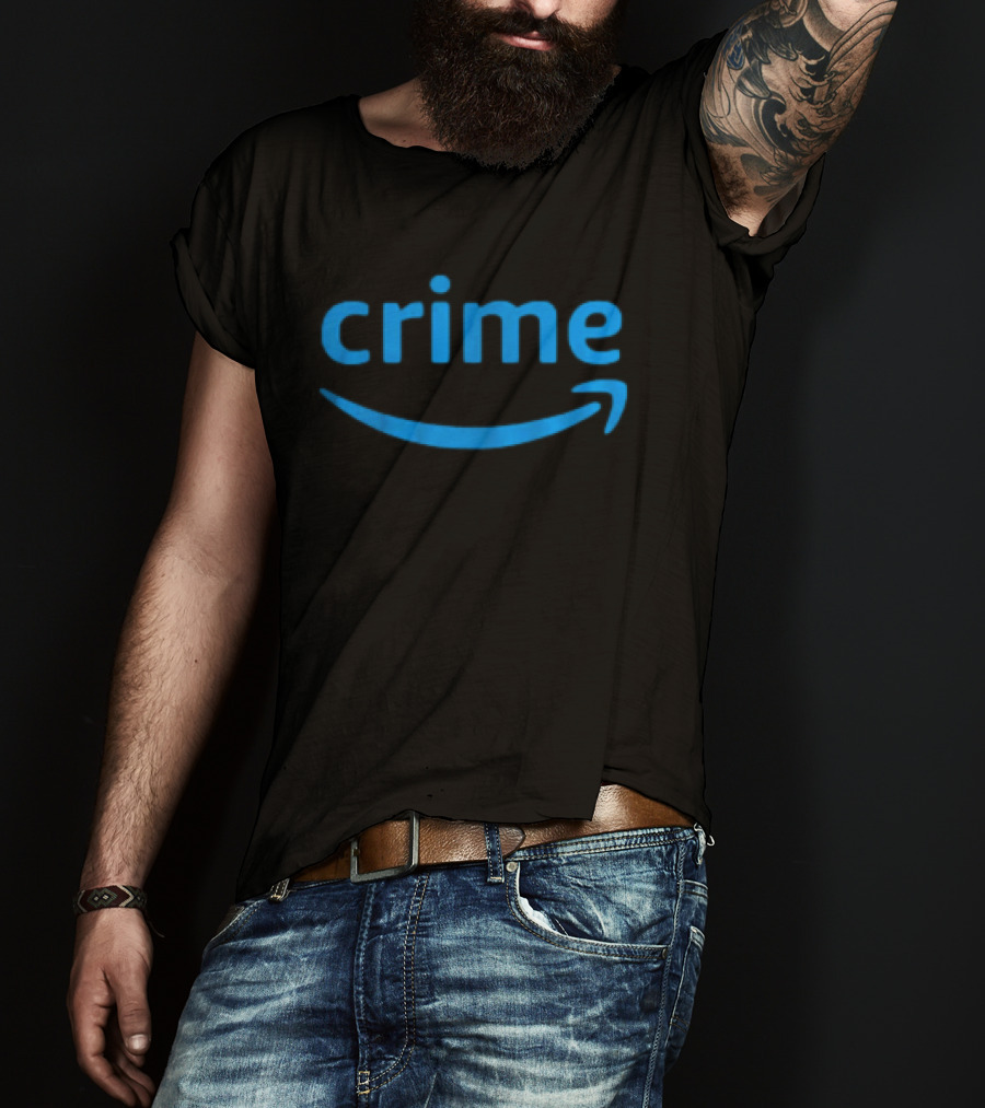 Amazon Prime Crime Parody Oversized T-Shirt