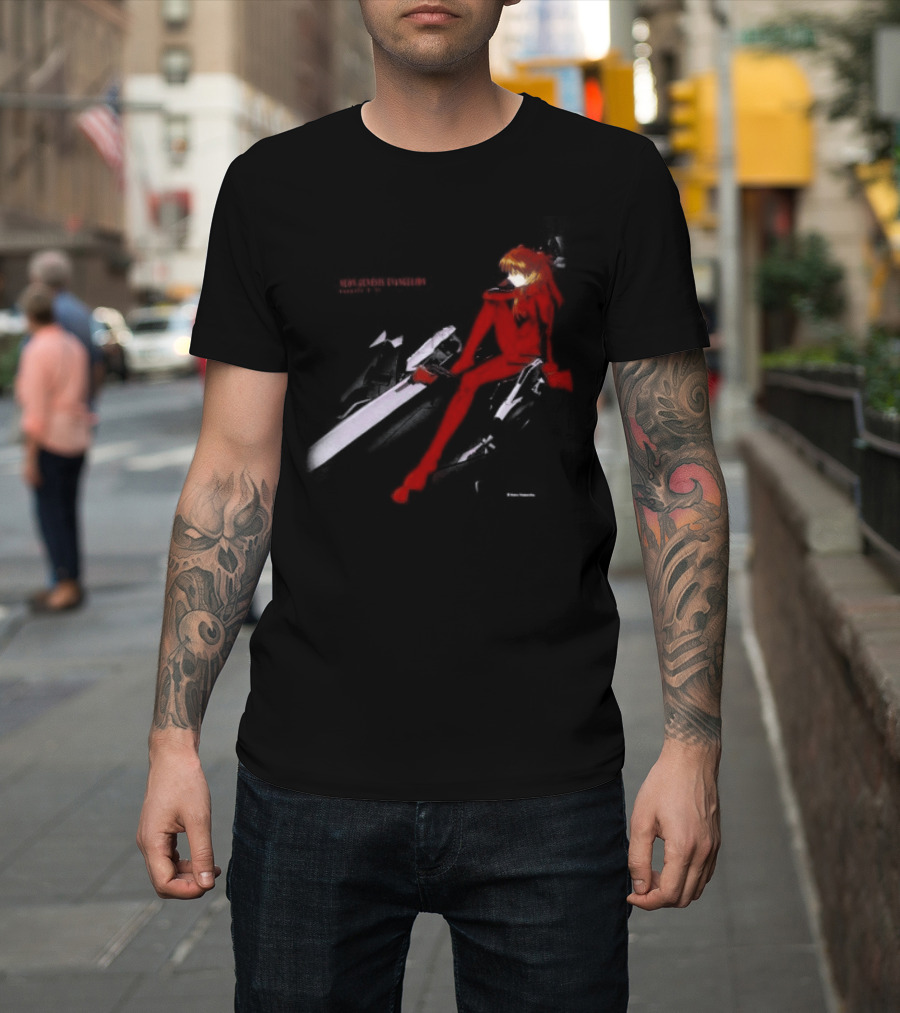 Asuka Langley Soryu Neon Genesis Evangelion Genesis 0 11 Bold Red T-Shirt