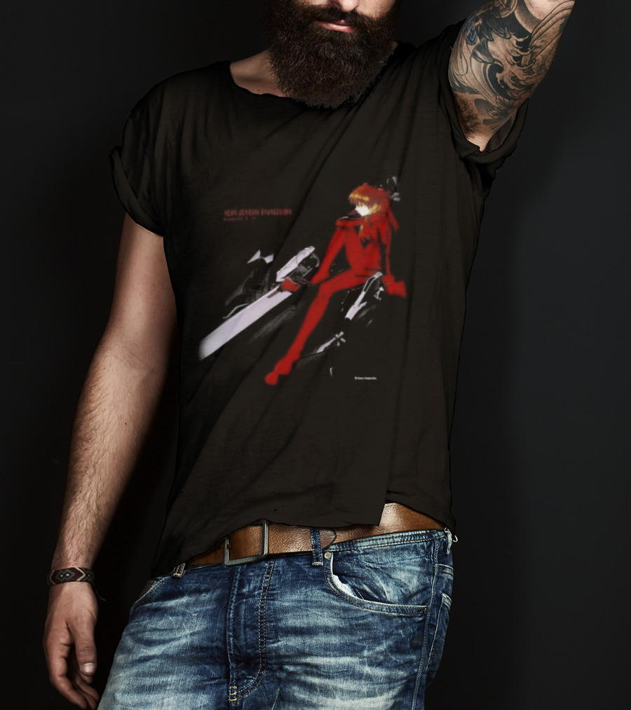 Asuka Langley Soryu Neon Genesis Evangelion Genesis 0 11 Bold Red T-Shirt