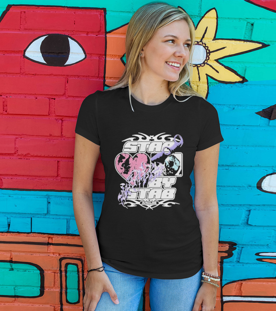 Avralize Stab By Stab Heart And Wrench T-Shirt