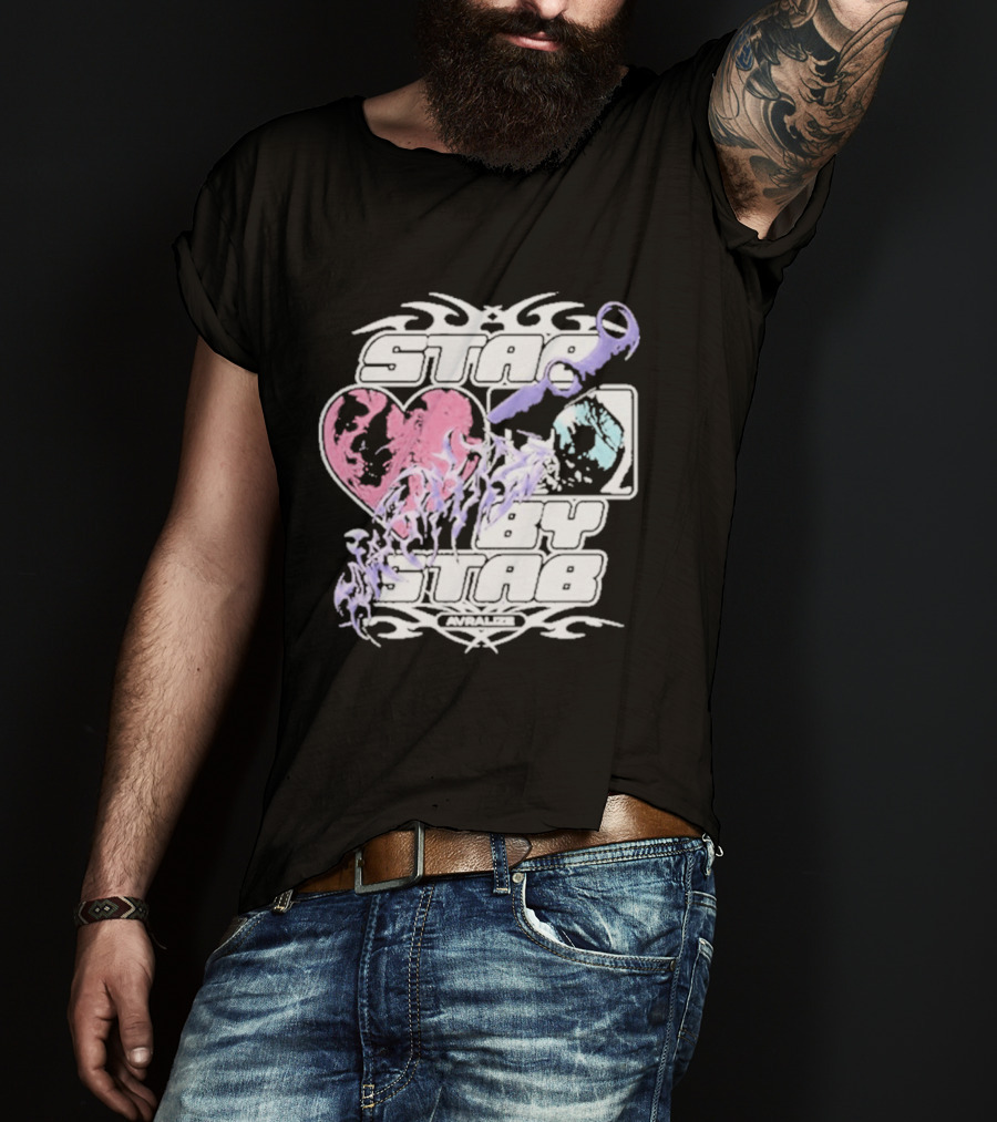Avralize Stab By Stab Heart And Wrench T-Shirt
