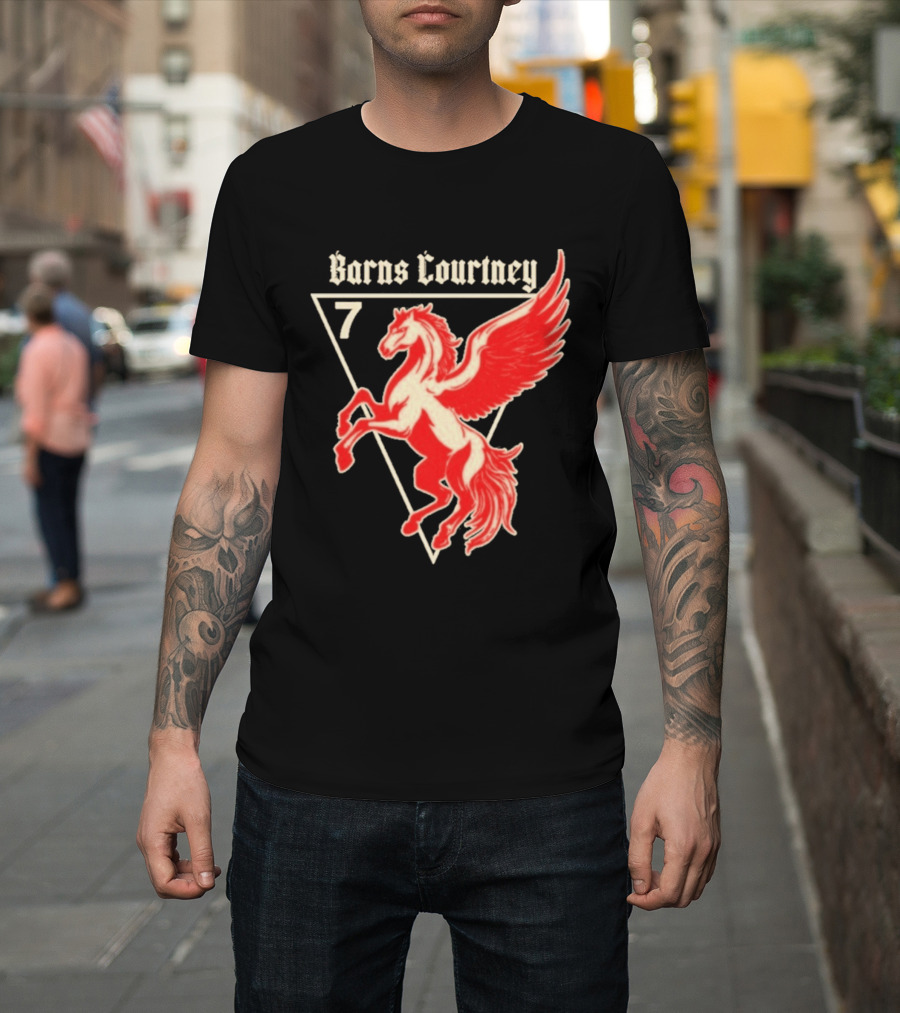 Barns Courtney Pegasus 7 Retro Triangular Pegasus T-Shirt