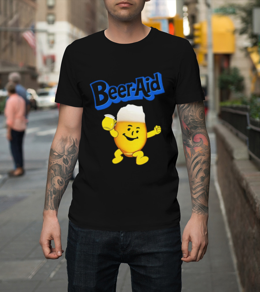 Beer Aid Kool Aid Beer Alcohol Party Humor T-Shirt