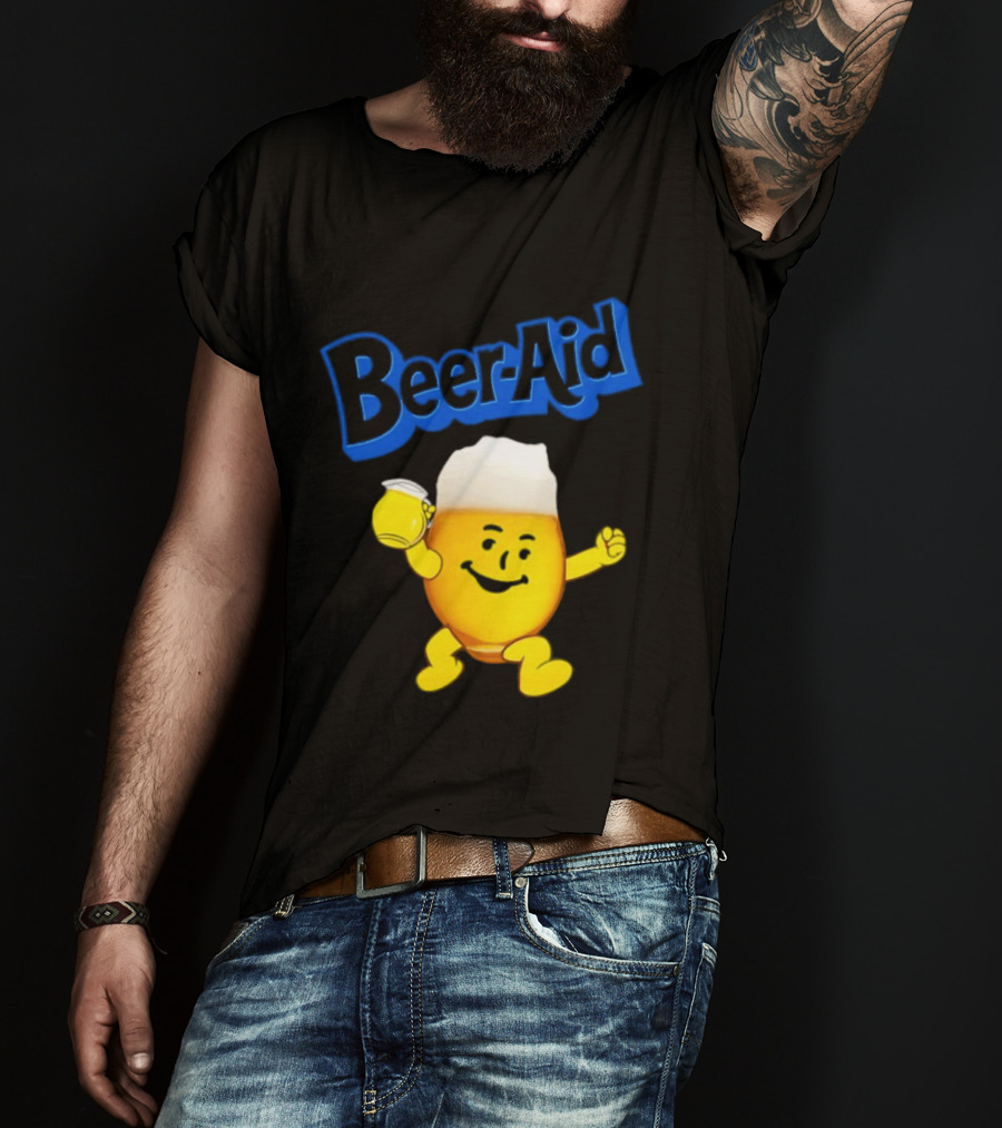 Beer Aid Kool Aid Beer Alcohol Party Humor T-Shirt