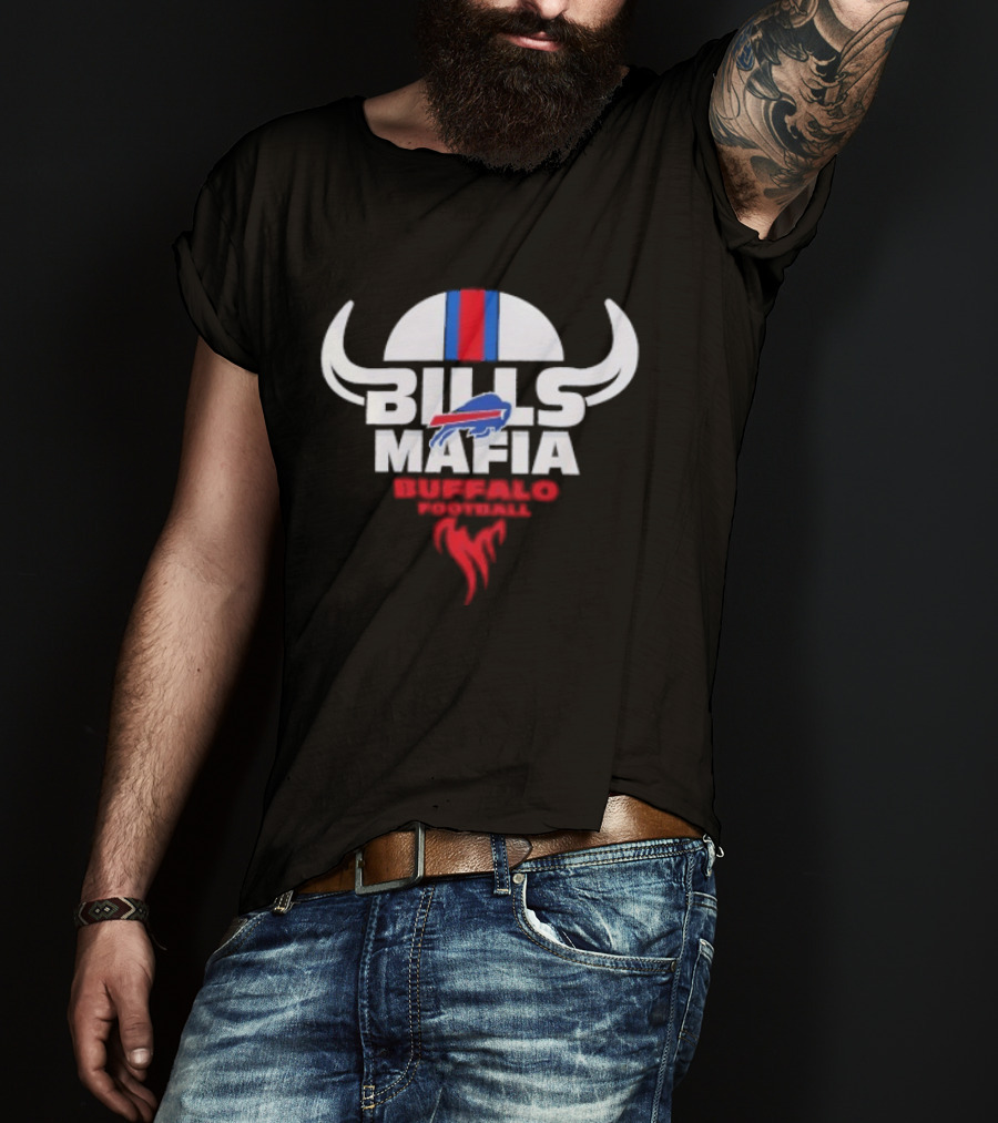 Bills Mafia Buffalo Football Team Fandom Supporter T-Shirt