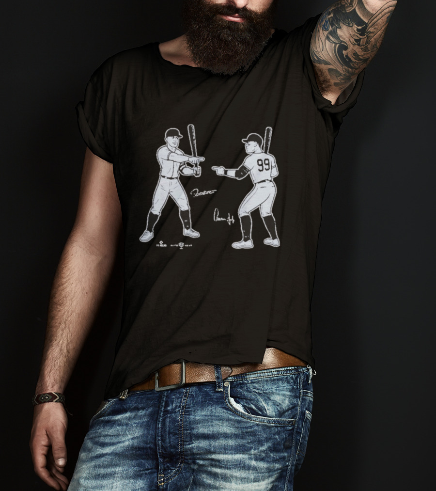 Giancarlo Stanton Aaron Judge New York Yankees Bronx Giants T-Shirt