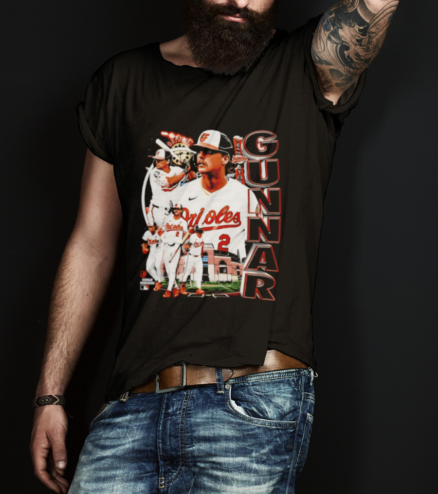 Gunnar Henderson Baltimore Orioles MLB 2026 Collage T-Shirt