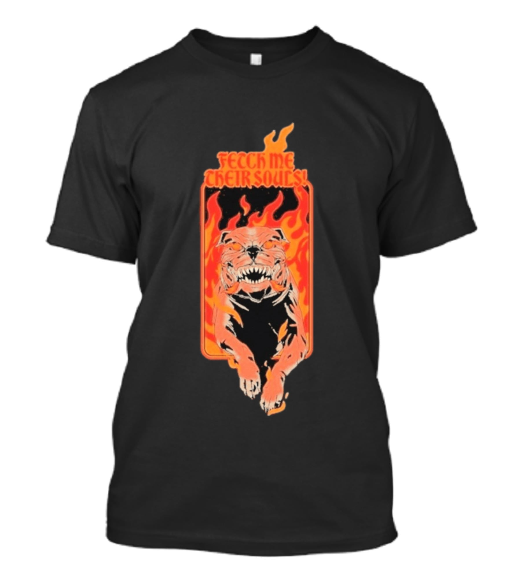 Fetch Me Their Souls Fire Dog Call Of Duty Zombies T-Shirt