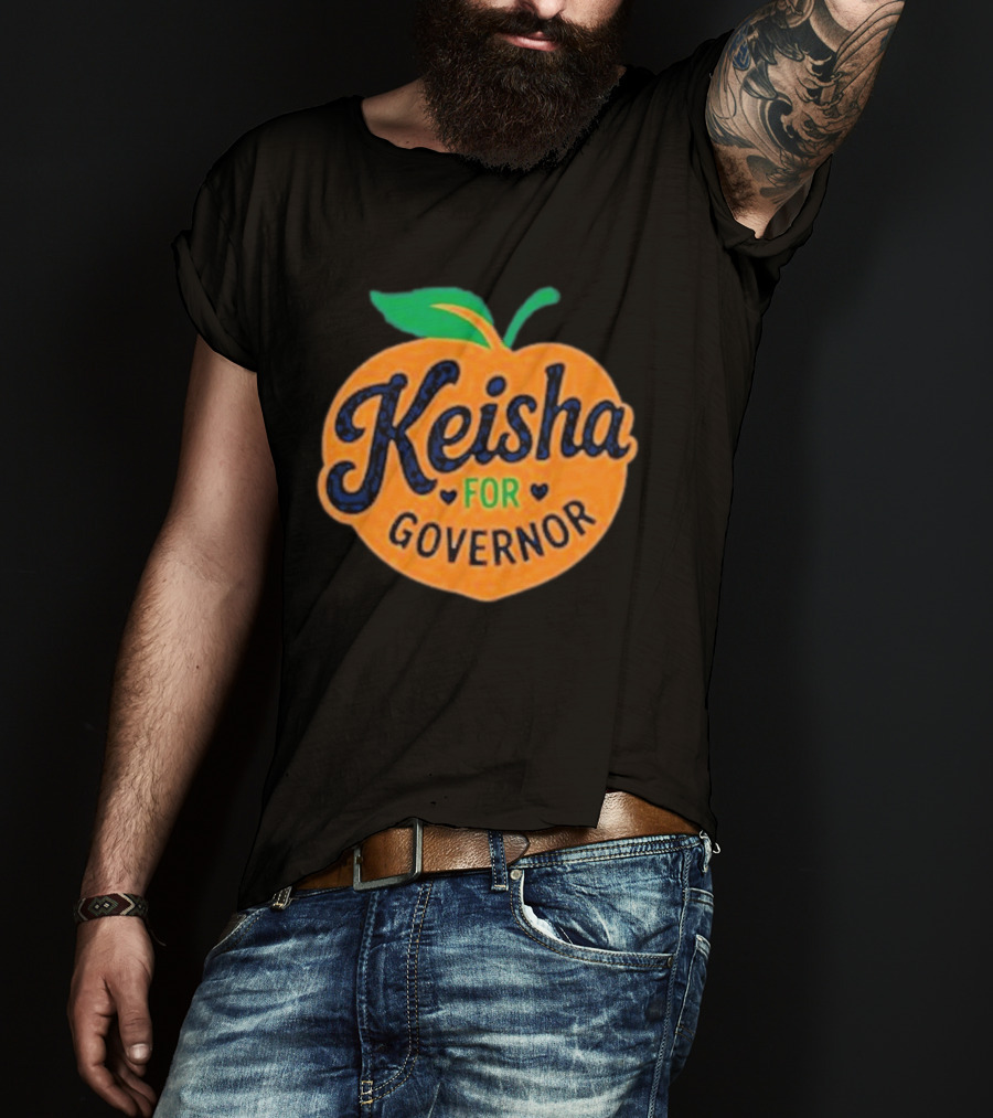 Keisha For Governor Peach T-Shirt