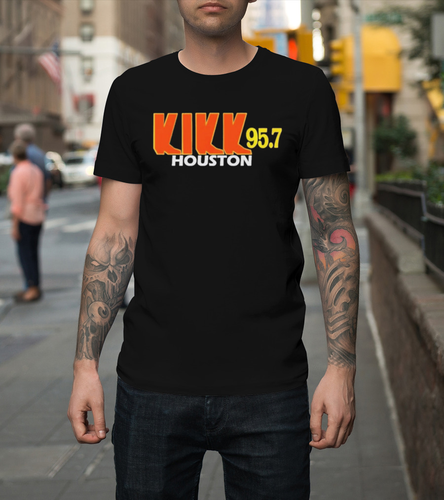 KIKK 95.7 Houston Retro Radio T-Shirt