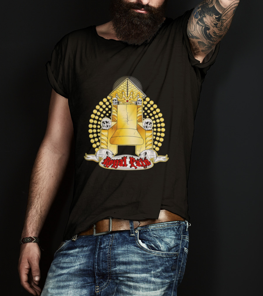 Kyng Wrestling Royal Throne And Crown Design Royal Pain T-Shirt