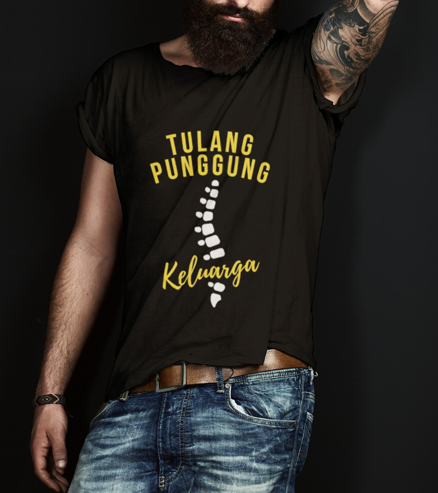Tulang Punggung Keluarga Family Backbone Spine T-Shirt