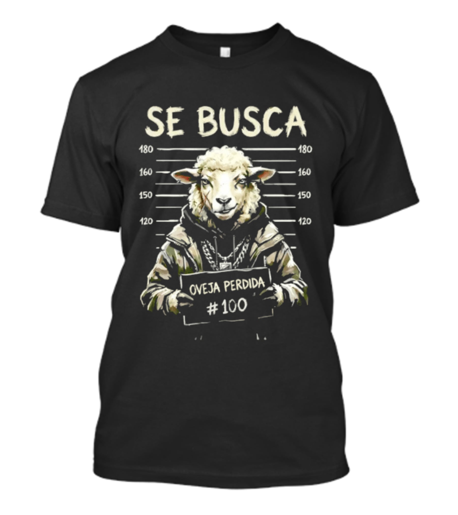 Se Busca Oveja Perdida 100 Shot T-Shirt