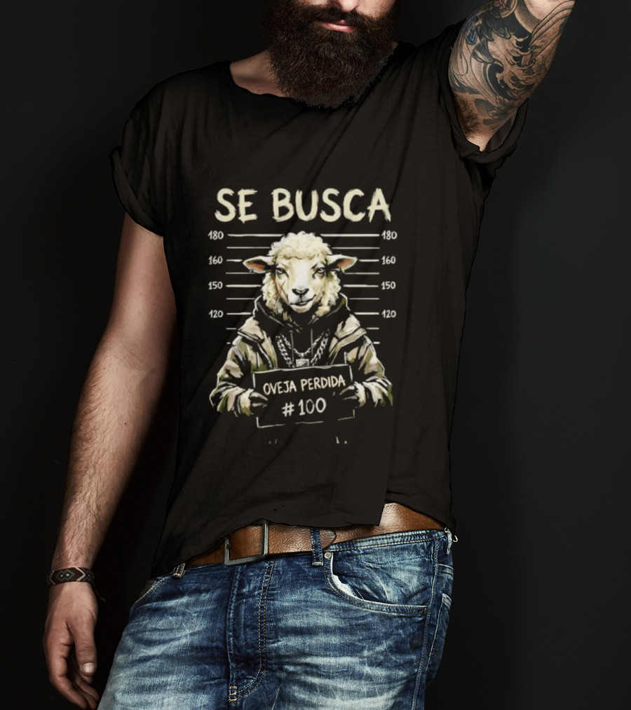 Se Busca Oveja Perdida 100 Shot T-Shirt