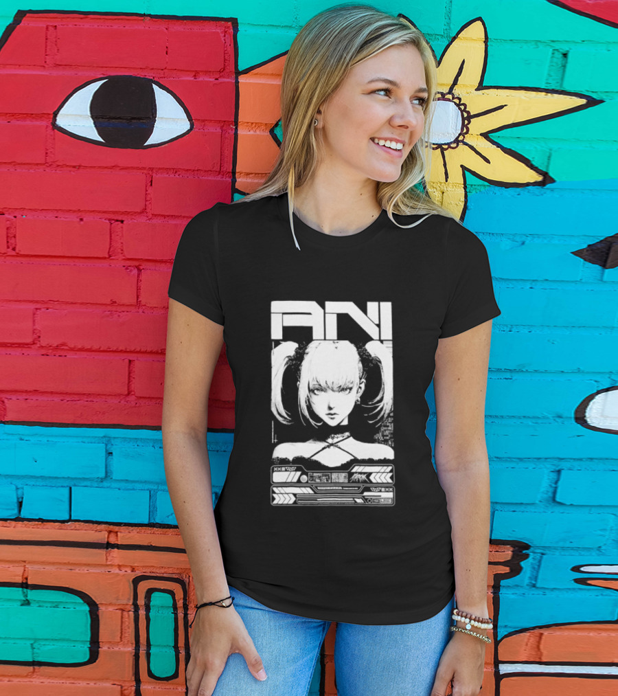 EN MANGA Anime Girl Cyberpunk Aesthetic Techwear T-Shirt