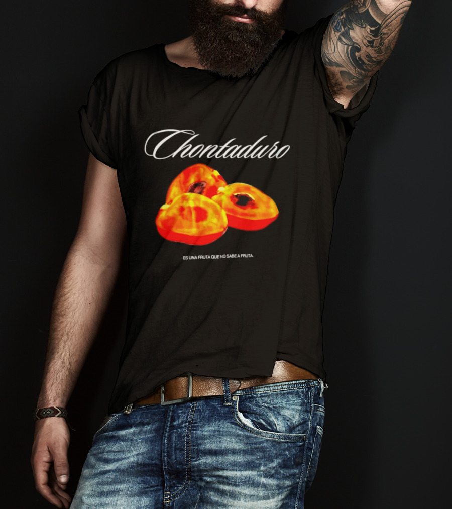 Chontaduro Es Una Fruta Que No Sabe A Fruta With Vibrant Fruit T-Shirt
