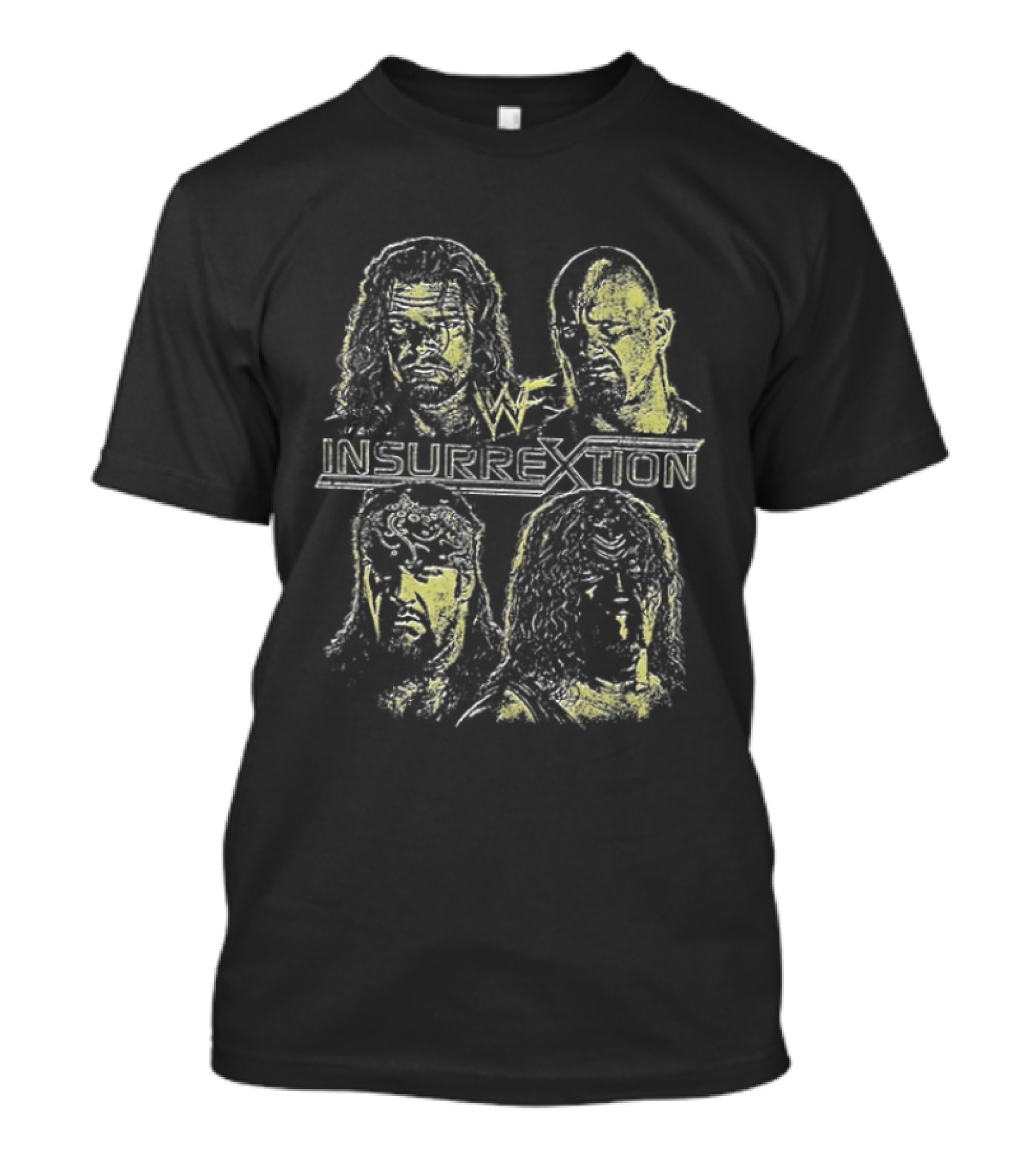 WWE Insurrextion World Wrestling Federation Presents Two Sided Wrestlers Edition T-Shirt