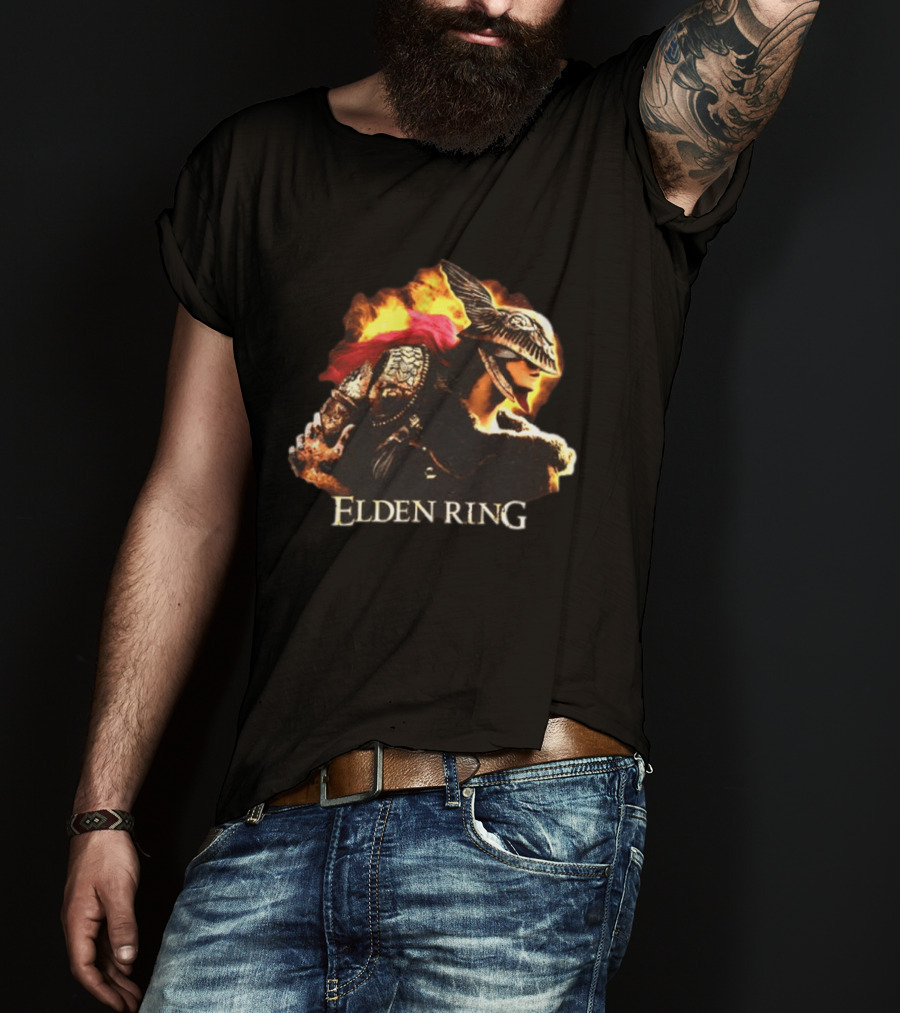 Elden Ring Malenia Blade Of Miquella Two Sided Gaming Warrior T-Shirt