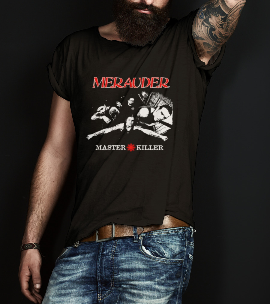 Merauder Master Killer Hardcore Metal Iconic Album T-Shirt