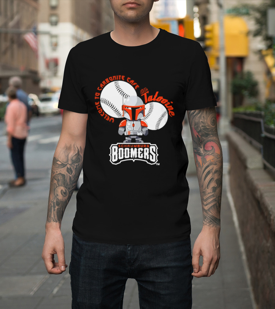 Schaumburg Boomers Welcome To Carbonite Cafe On Tatooine T-Shirt