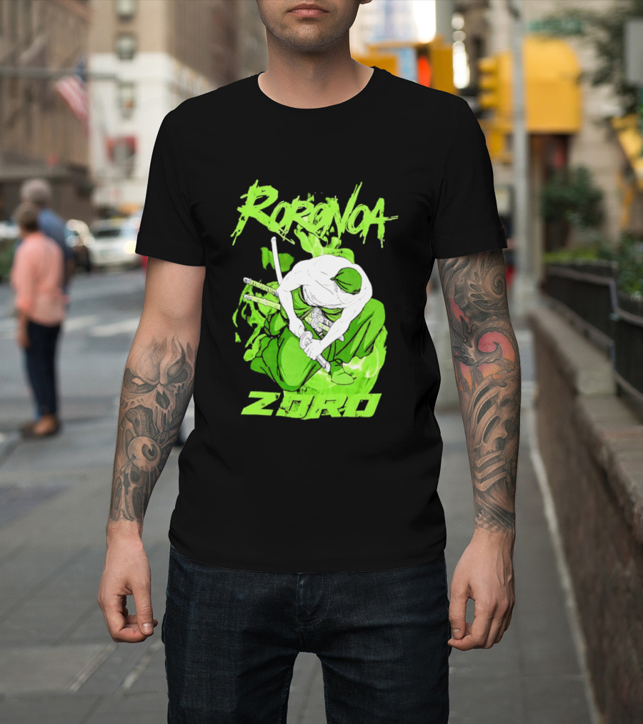 Roronoa Zoro Tonal One Piece Anime T-Shirt