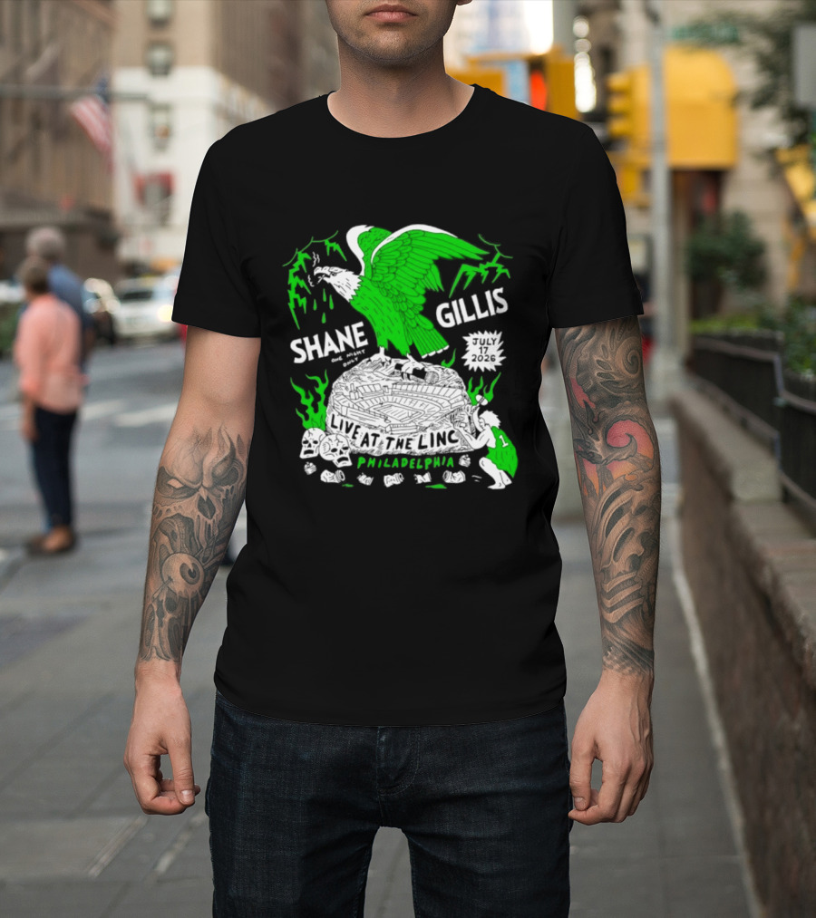 Shane Gillis Live At The Linc Philadelphia July 17 2026 Eagle T-Shirt