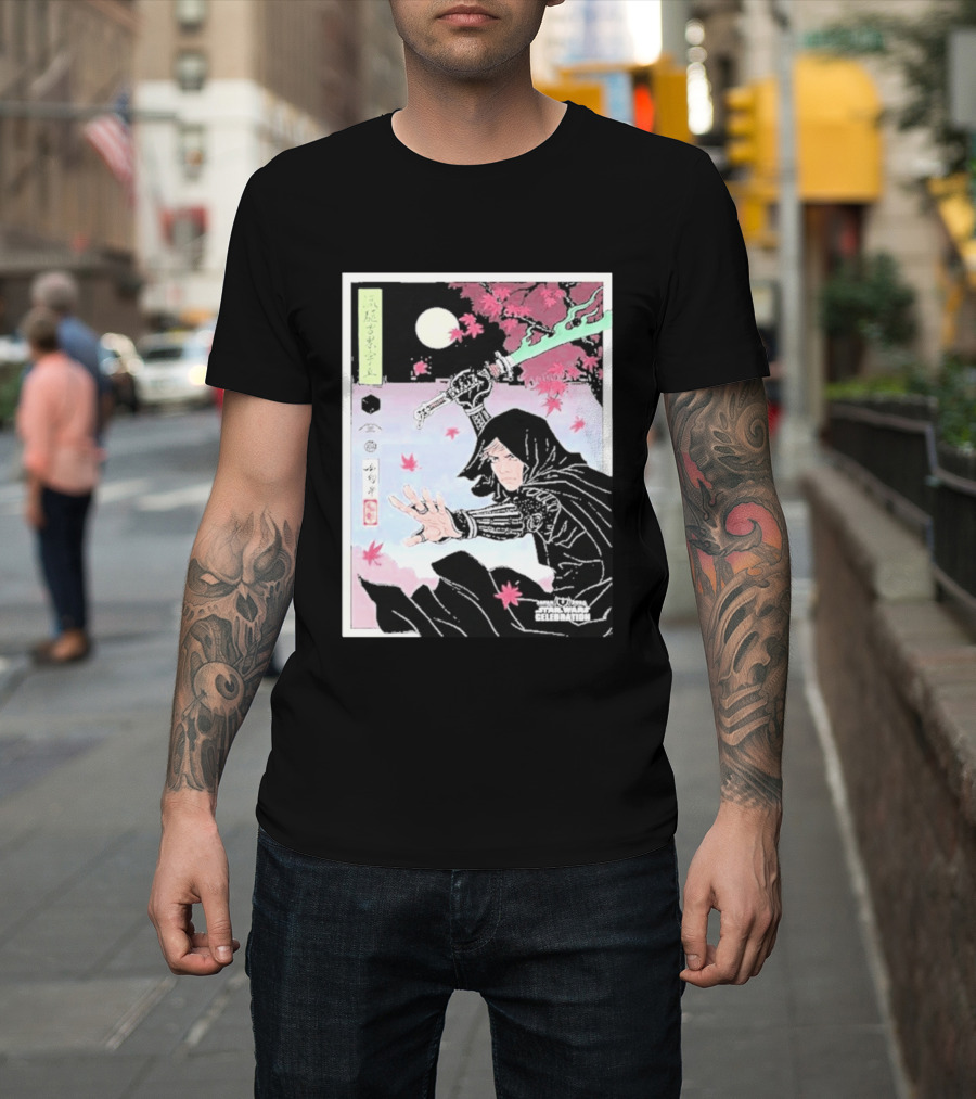 Star Wars Celebration Japan 2025 Luke Skywalker Samurai Art Final Reveal T-Shirt