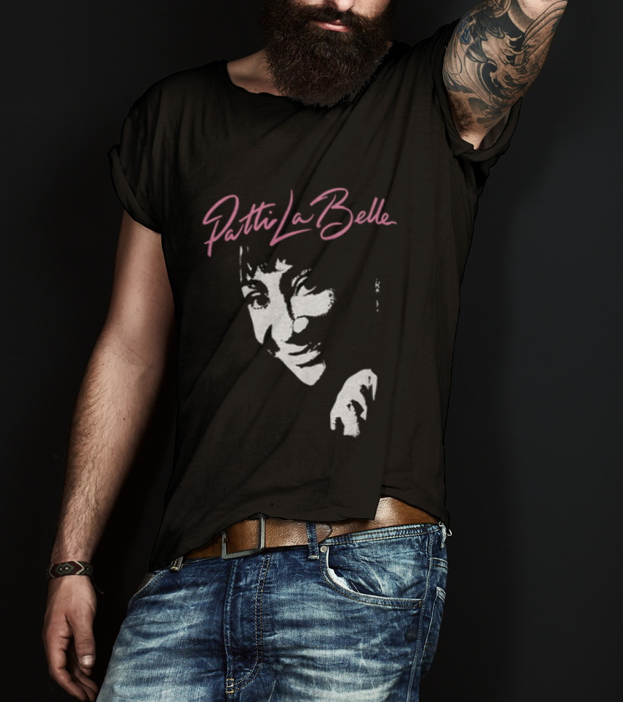 Patti LaBelle Signature Pink Name White Face T-Shirt